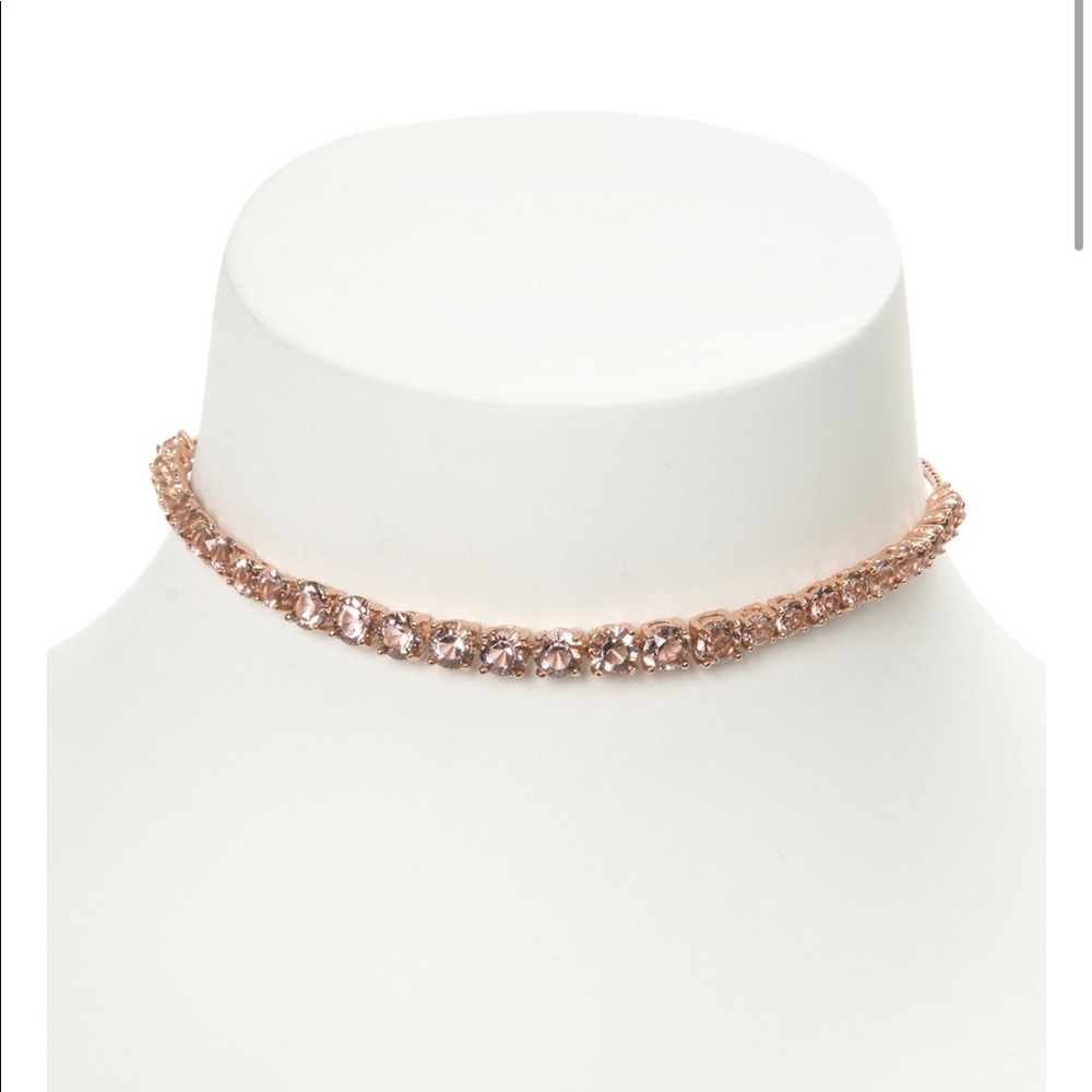 Givenchy Crystal Slider Choker Necklace